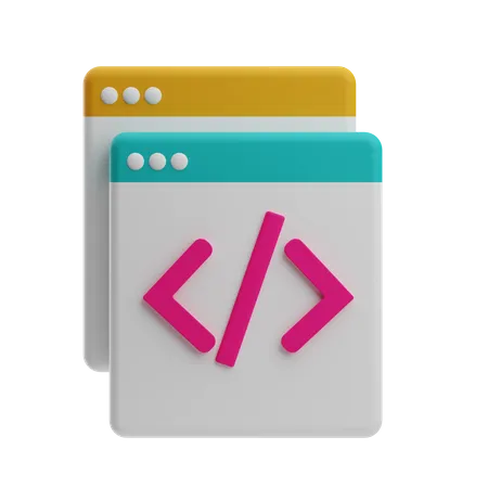 Programación  3D Icon