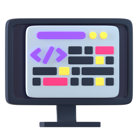 Programación  3D Icon