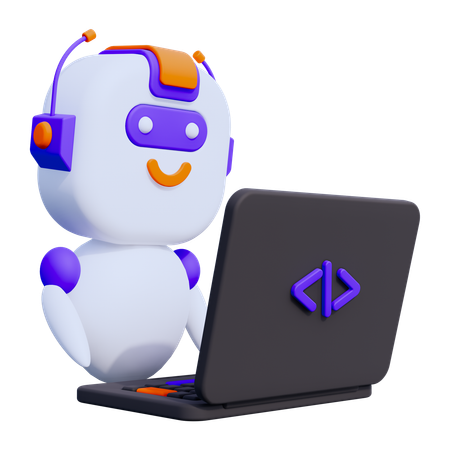 Programación de IA  3D Icon