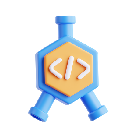 Programación celular  3D Icon