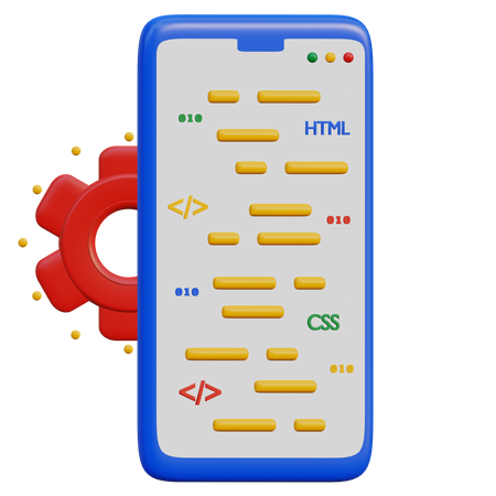 Programación de aplicaciones  3D Icon