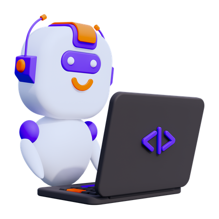 Programación de IA  3D Icon