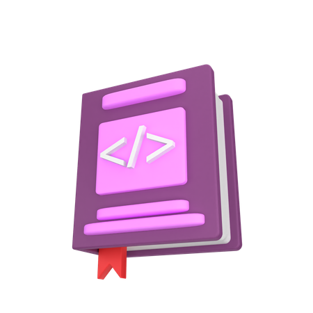 Programación de libros  3D Icon
