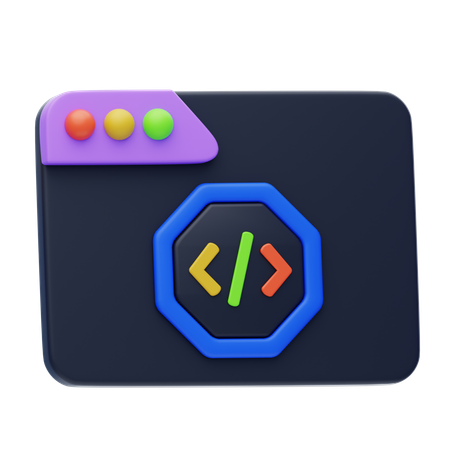 Programación de sitios web  3D Icon