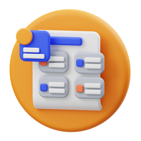 Programación de tareas  3D Icon