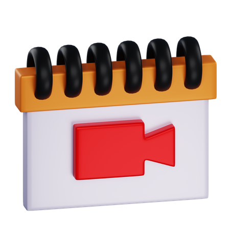 Programación de transmisión  3D Icon