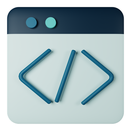 Programación web  3D Icon