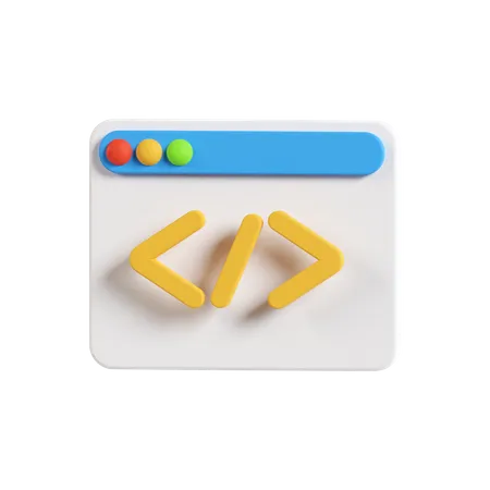 Programación Web  3D Icon