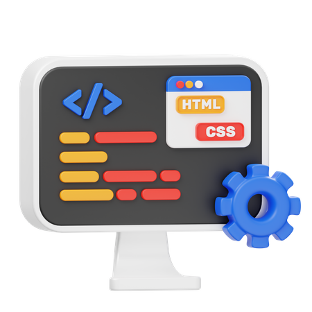 Programación web  3D Icon