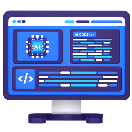 Programmation IA  3D Icon