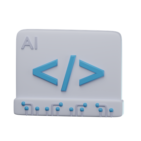 Programmation IA  3D Icon