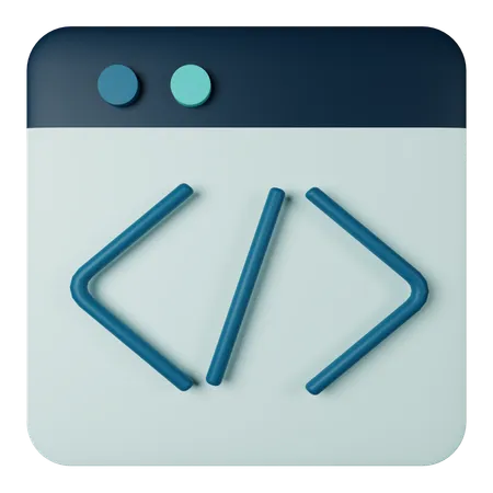 Programmation web  3D Icon