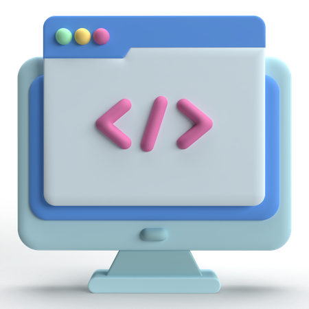 Programmation web  3D Icon