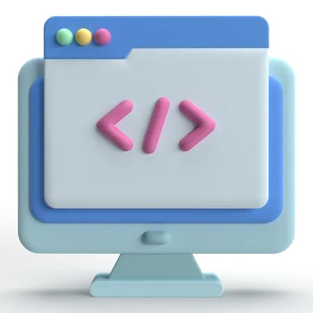 Programmation web  3D Icon