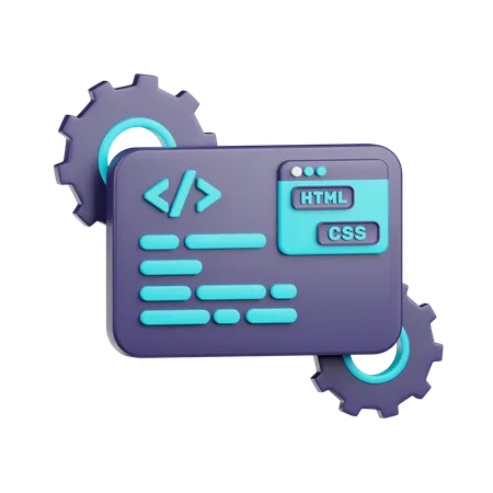 Programmation web  3D Icon