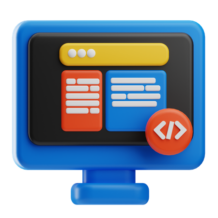 Programmation web  3D Icon