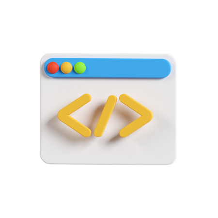 Programmation Web  3D Icon