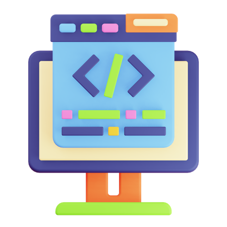 Programmation web  3D Icon