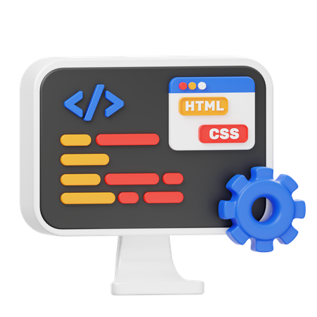 Programmation web  3D Icon