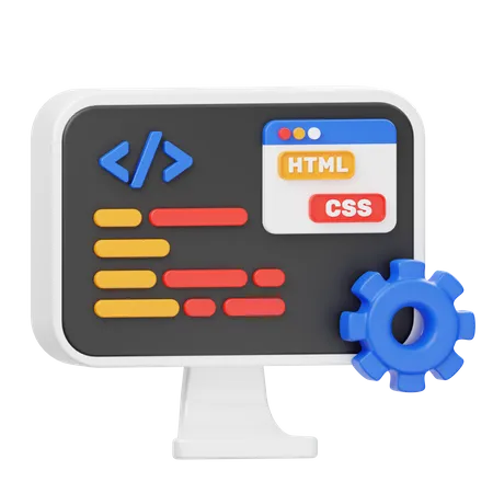 Programmation web  3D Icon