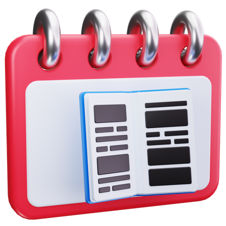 Horaire de lecture  3D Icon