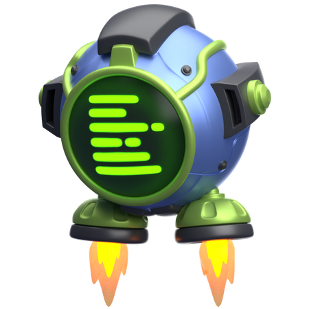 Programme robotique  3D Icon