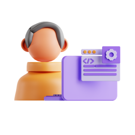 Programmer  3D Icon