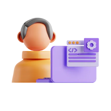 Programmer  3D Icon