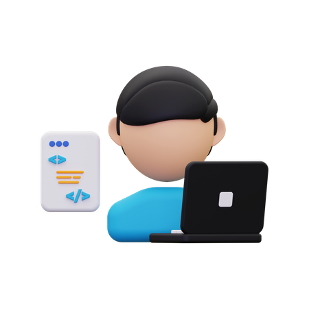 Programmer  3D Icon