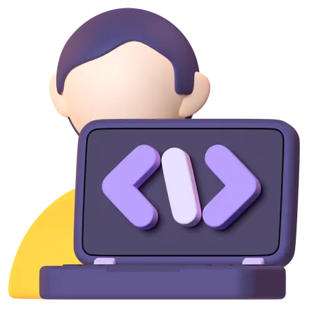 Programmer  3D Icon