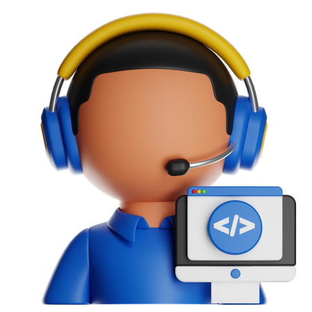 Programmer  3D Icon
