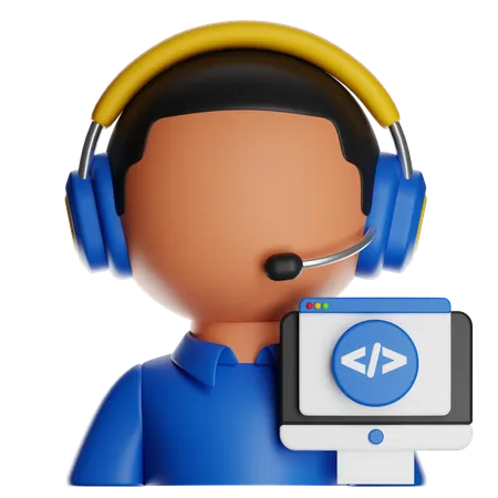 Programmer  3D Icon