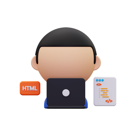 Programmer  3D Icon