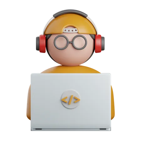 Programmer  3D Icon