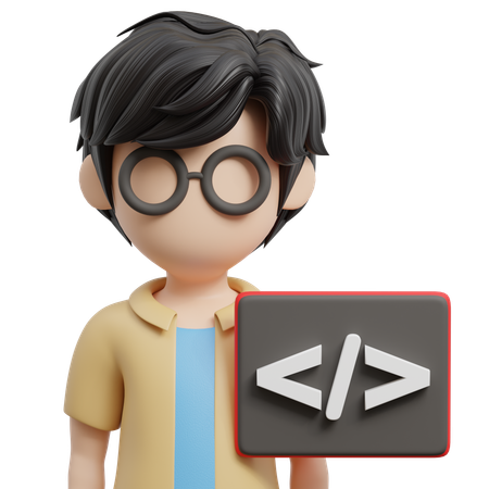 Programmer  3D Icon