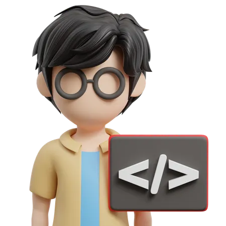 Programmer  3D Icon