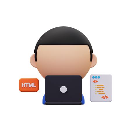 Programmer  3D Icon