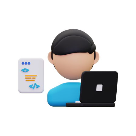 Programmer  3D Icon