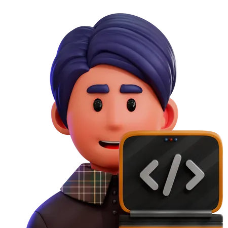 Programmer  3D Icon