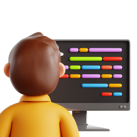 Programmeur  3D Icon