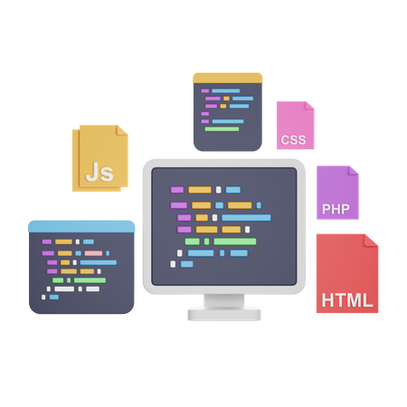 Programmiersprache  3D Icon