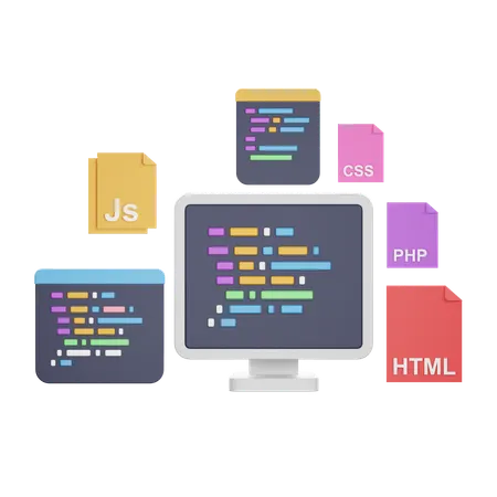 Programmiersprache  3D Icon