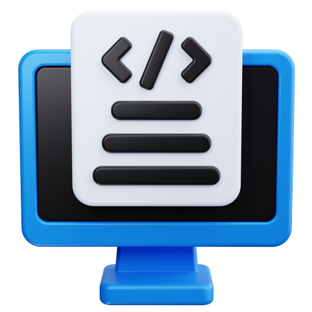 Programmiersprache  3D Icon