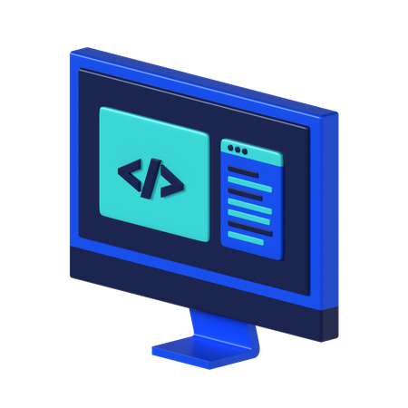 Programmierung  3D Icon