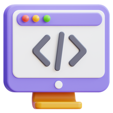 プログラミング  3D Icon