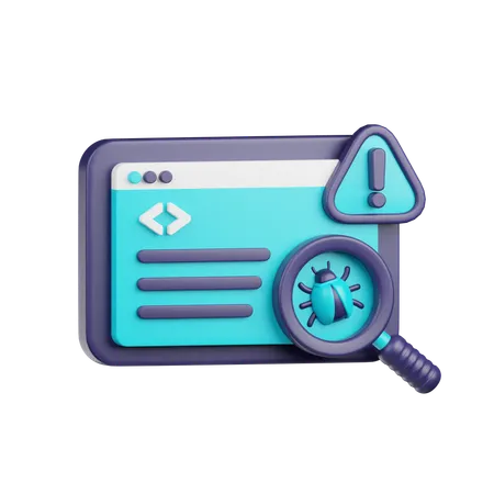 プログラミングバグ  3D Icon