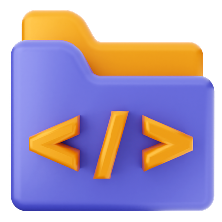 プログラミングフォルダ  3D Icon