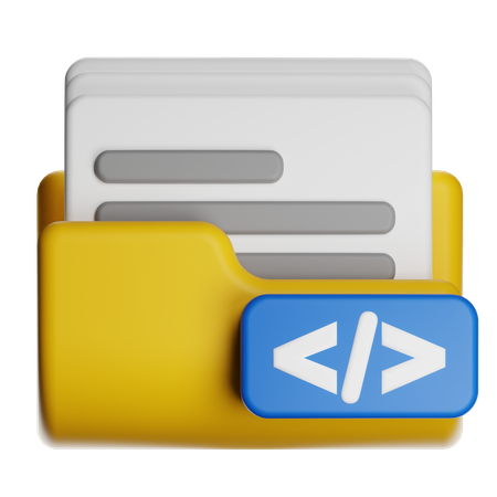 Programming Folder  3D Icon