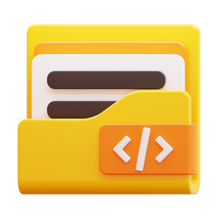 Programming Folder  3D Icon