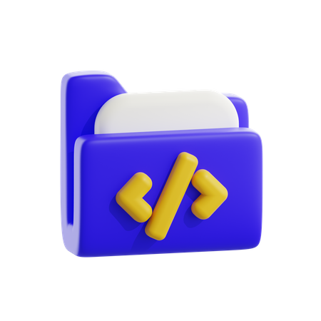 Programming Folder  3D Icon